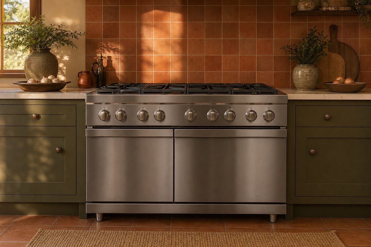 Viking professional range in a South County kitchen